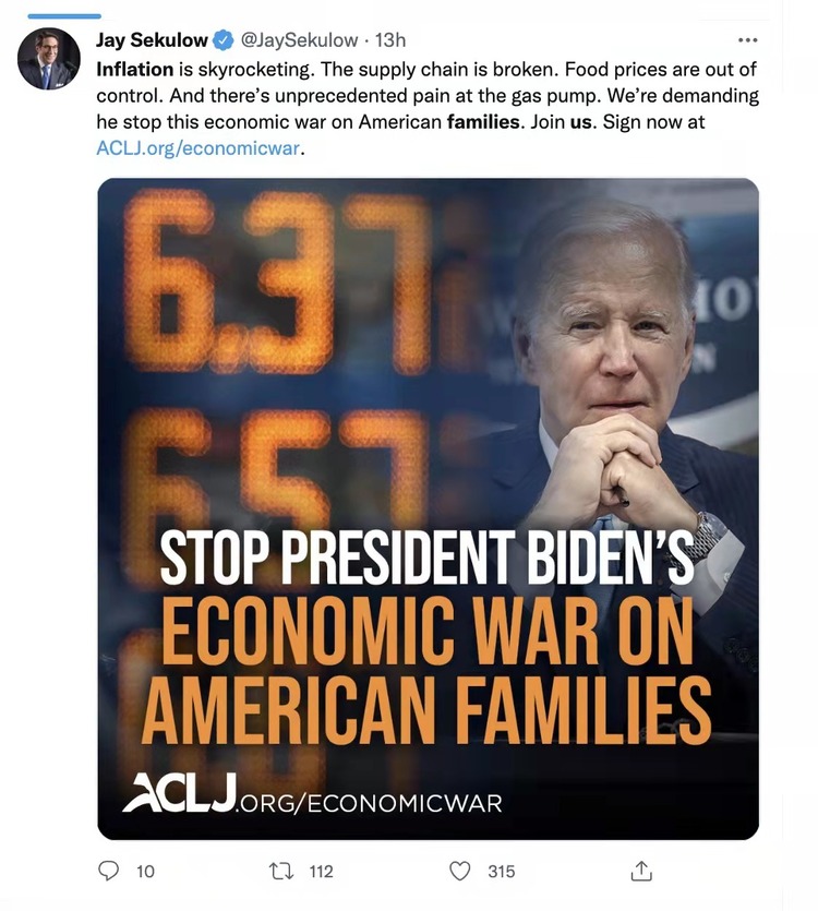 锐观察丨“通胀见顶”谎言下 美国人的日子快要过不下去了