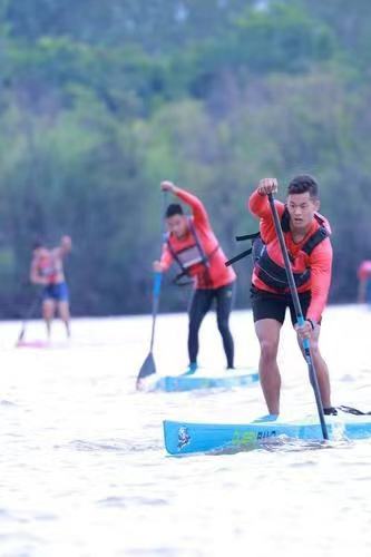 四川省运会帆船（帆板）、冲浪比赛圆满结束_fororder_帆船比赛现场-图源-乐山市委宣传部-(2)