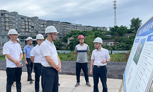 劉軍一行先後到沿灘區公共租賃住房項目,沿灘新城s206片區防洪排澇及