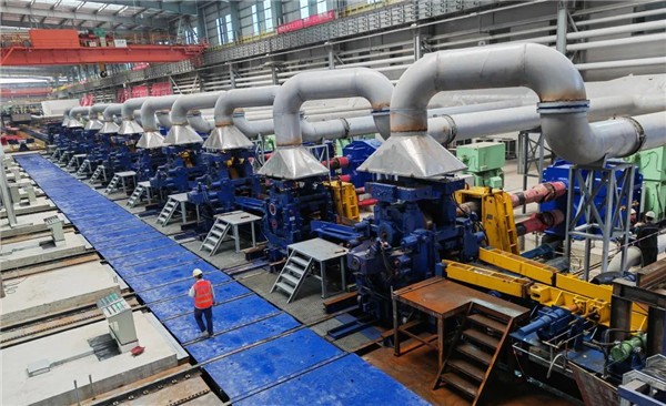 中冶东方设计的河北天柱钢铁H型钢项目热试一次成功