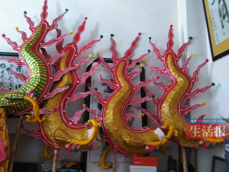 【焦點圖】他是製作炮龍的高手 每年約制30條炮龍 【焦點圖】他是製作炮龍的高手 每年約制30條炮龍