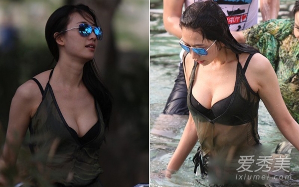 画风突变！刘亦菲深V刘诗诗裸背