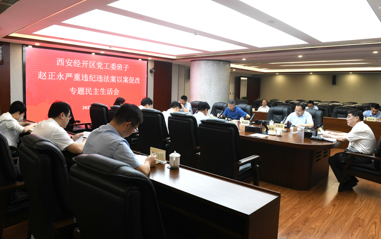 西安經開區召開黨工委班子以案促改專題民主生活會