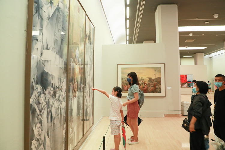 广西北部湾海丝路风情水彩画展在北京展出