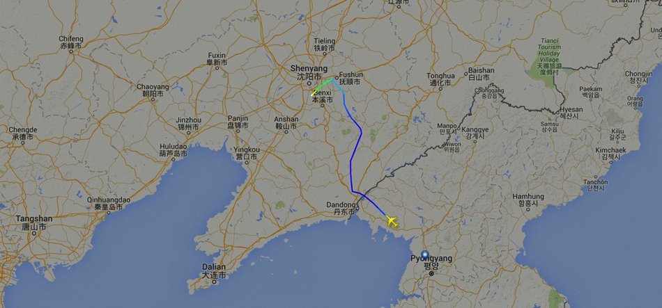 朝鲜高丽航空一架客机因突发火灾备降沈阳机场(图)