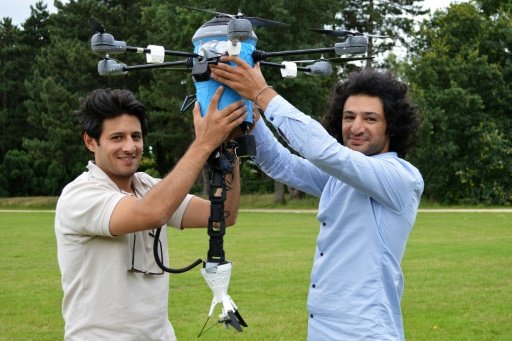 難民兄弟發明掃雷無人機 可將掃雷速度加快20倍
