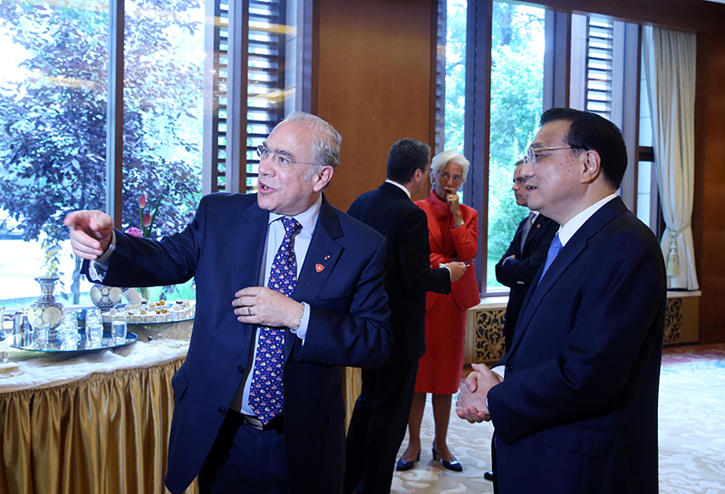 這張圓桌見證：中國總理與6大國際組織“掌門人”雙向“對表”