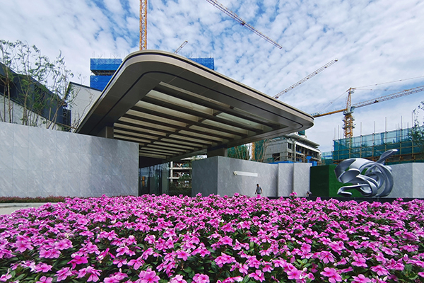 2022年成都首个轨道TOD新项目亮相_fororder_钟家湾TOD项目体验馆-供图-成都轨道集团