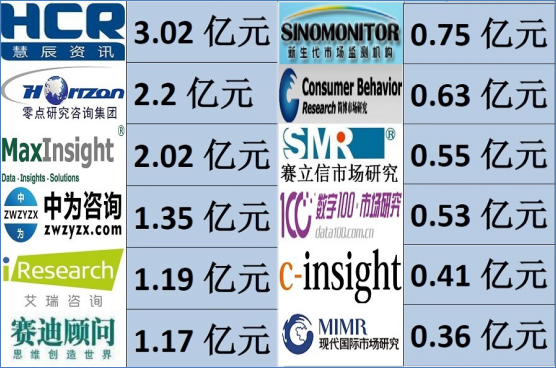 中国咨询市场十大有影响力的调查研究公司