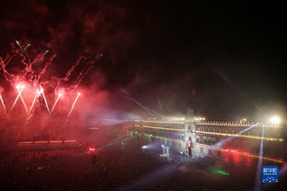 墨西哥举行独立日庆祝活动