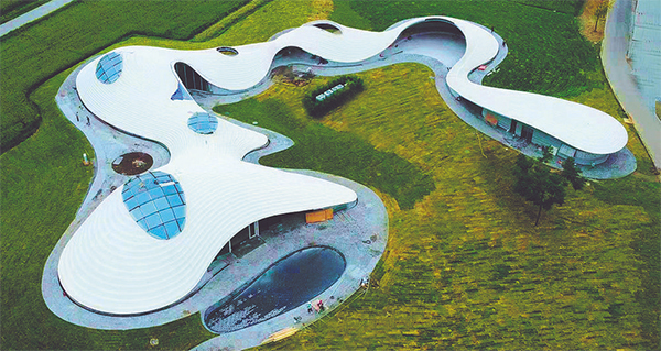 成都新津：赏天府农博园别样“丰”景_fororder_数智林盘·瑞雪-供图-成都新津区委宣传部