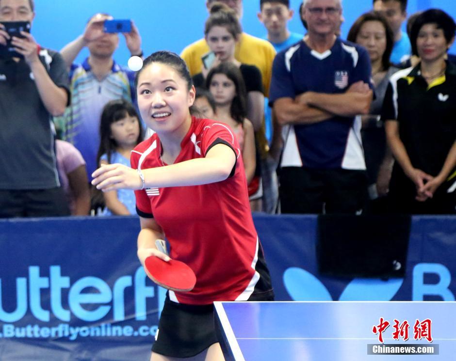 全亚裔阵容出征里约奥运会 美国乒乓球队休斯敦备战