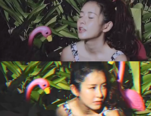 张子萱晒海滨录影 露香肩奔跑像个小孩子_娱乐_腾讯网