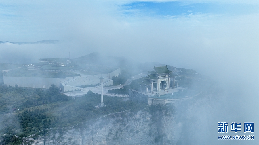 鶴壁淇縣：雨後雲霧起