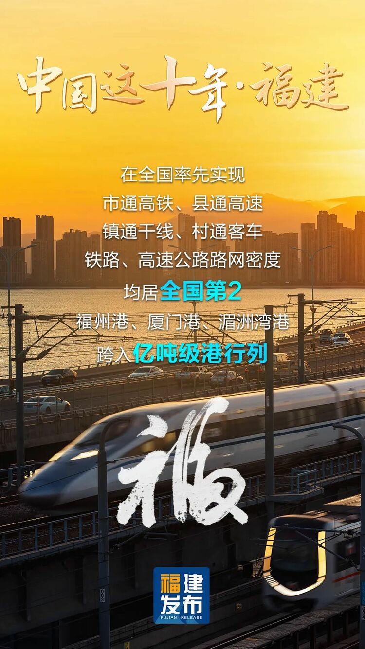 数读丨“福”气满满！福建这十年幸福答卷出炉→