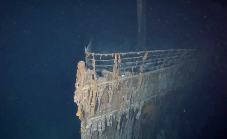 泰坦尼克号残骸8k分辨率画面公布 更多船体细节曝光（图）