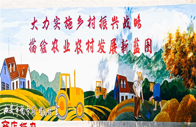 西安市长安区：多彩“文化墙”绘出乡村振兴“精气神”_fororder_图片4