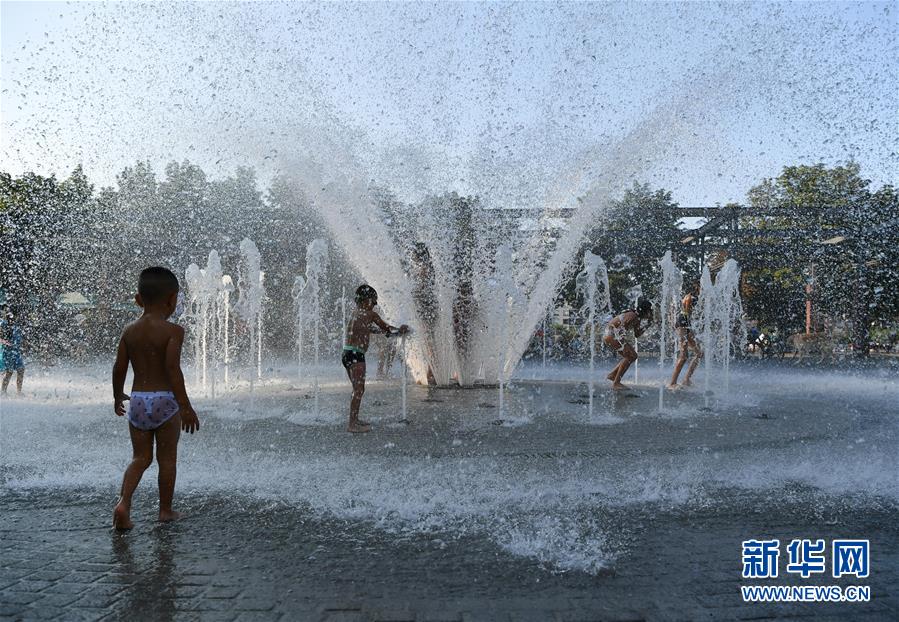 德国法兰克福：热浪来袭