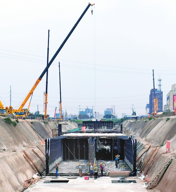 公主岭市地下综合管廊主体已完成在建数量的99.2%
