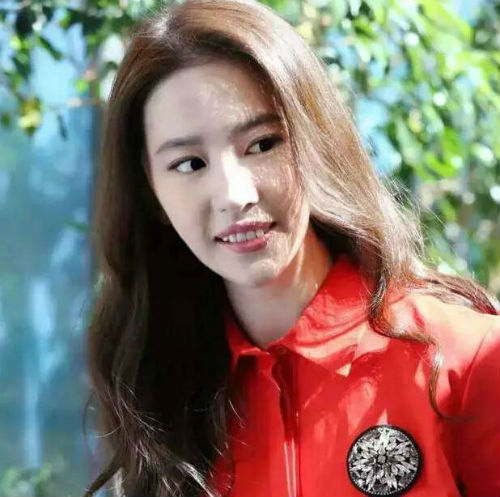 刘亦菲PS照成网红脸 还没路人抓拍美