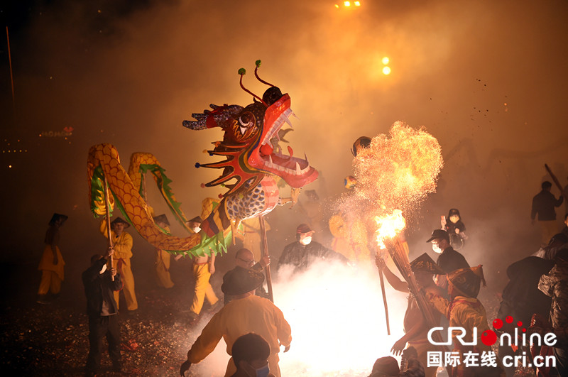 【旅遊文體】廣西賓陽炮龍節大年初十精彩上演 【旅遊文體】廣西賓陽炮龍節大年初十精彩上演