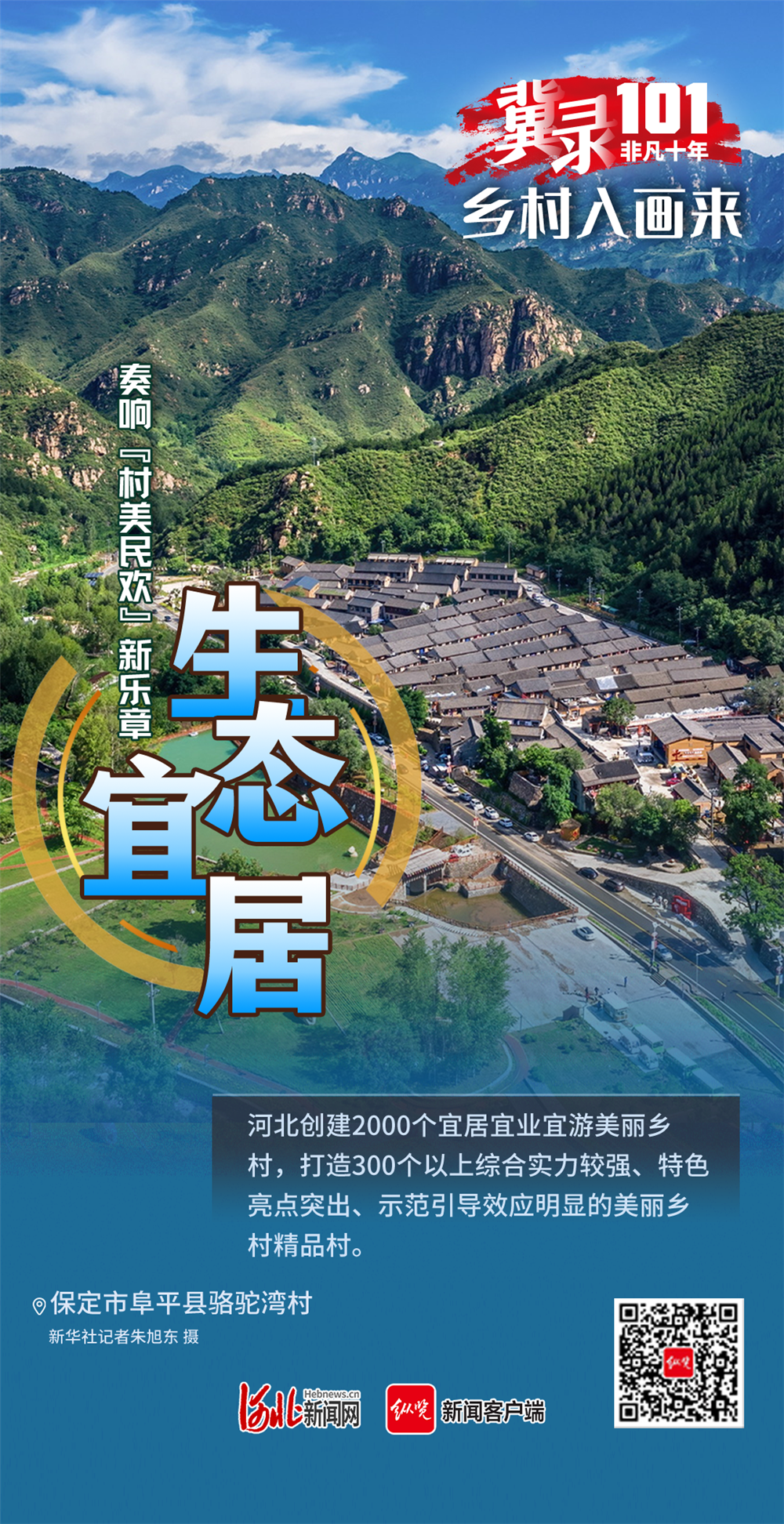 冀錄101丨非凡十年·鄉村入畫來 全面推進鄉村振興