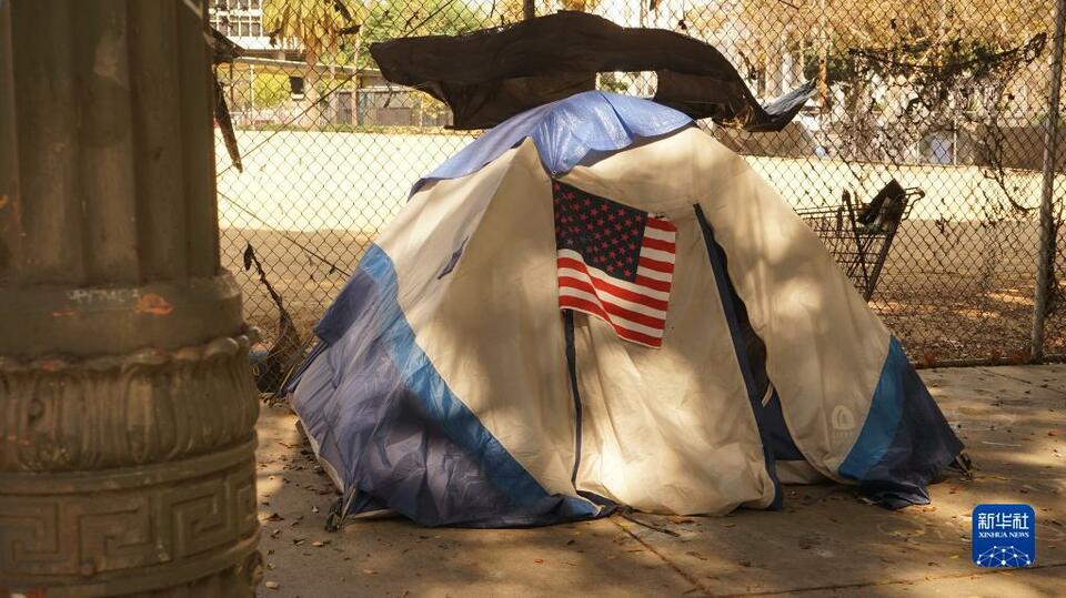 美国洛杉矶县：无家可归者人数上升 突破6.9万