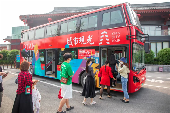 西安城市觀光車兩條美食專線發車_fororder_圖片18