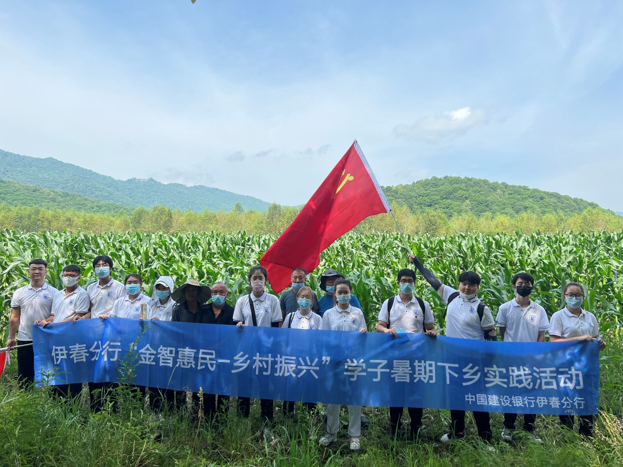 建行伊春分行开展“金智惠民 乡村振兴”大学生实践活动_fororder_图片2
