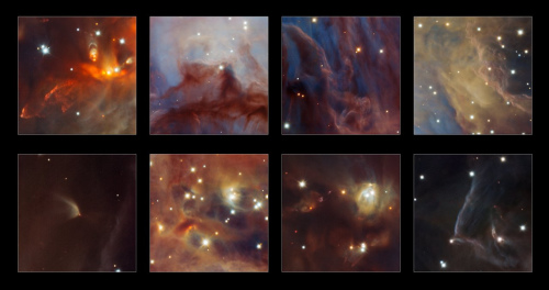 天文望远镜拍摄猎户座星云：色彩斑斓丰富(图)