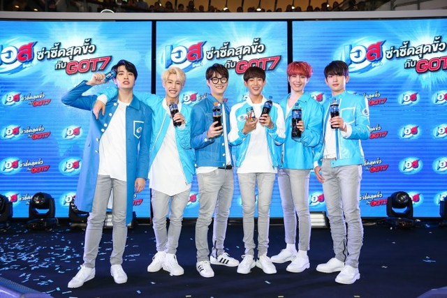 GOT7 代言泰国版可乐