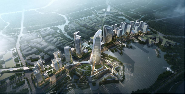 大国重器!中建三局第四代轻量化顶模 “空中造楼机”安装完成
