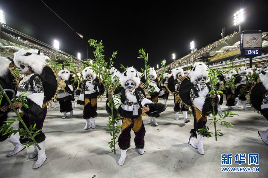 巴西老牌桑巴舞校以中國主題亮相裏約狂歡節