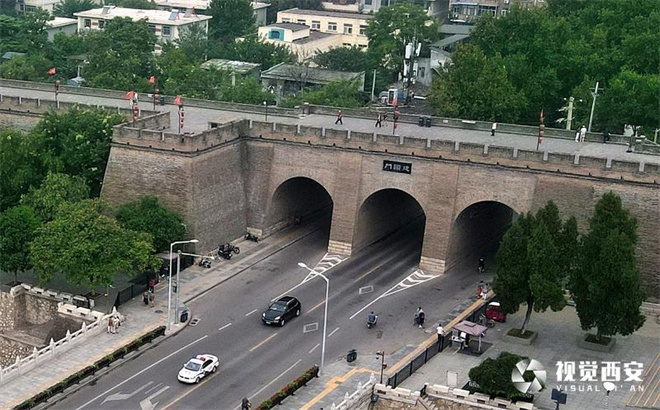 （转载）西安城墙这四座城门终于有门楣了！_fororder_2