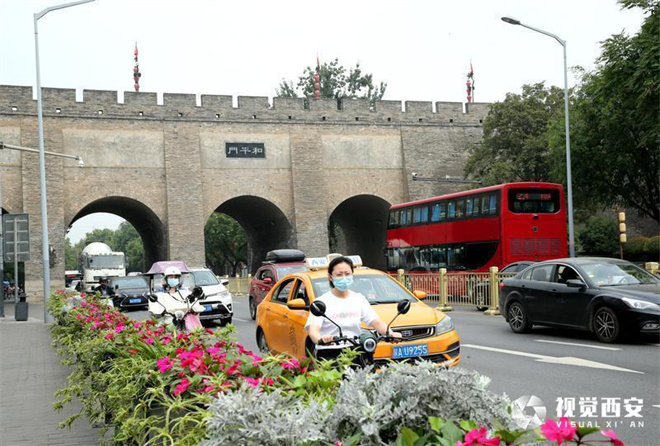 （转载）西安城墙这四座城门终于有门楣了！_fororder_4