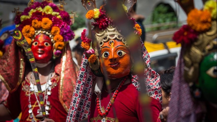 Khadga Jatra festival Celebrated in Kathmandu, Nepal