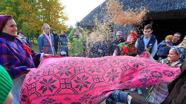 People Celebrate Bumper Harvest in Minsk, Belarus