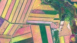 衛星記錄豐收圖景