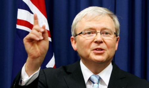 澳大利亞總理拒支持陸克文競選聯合國秘書長