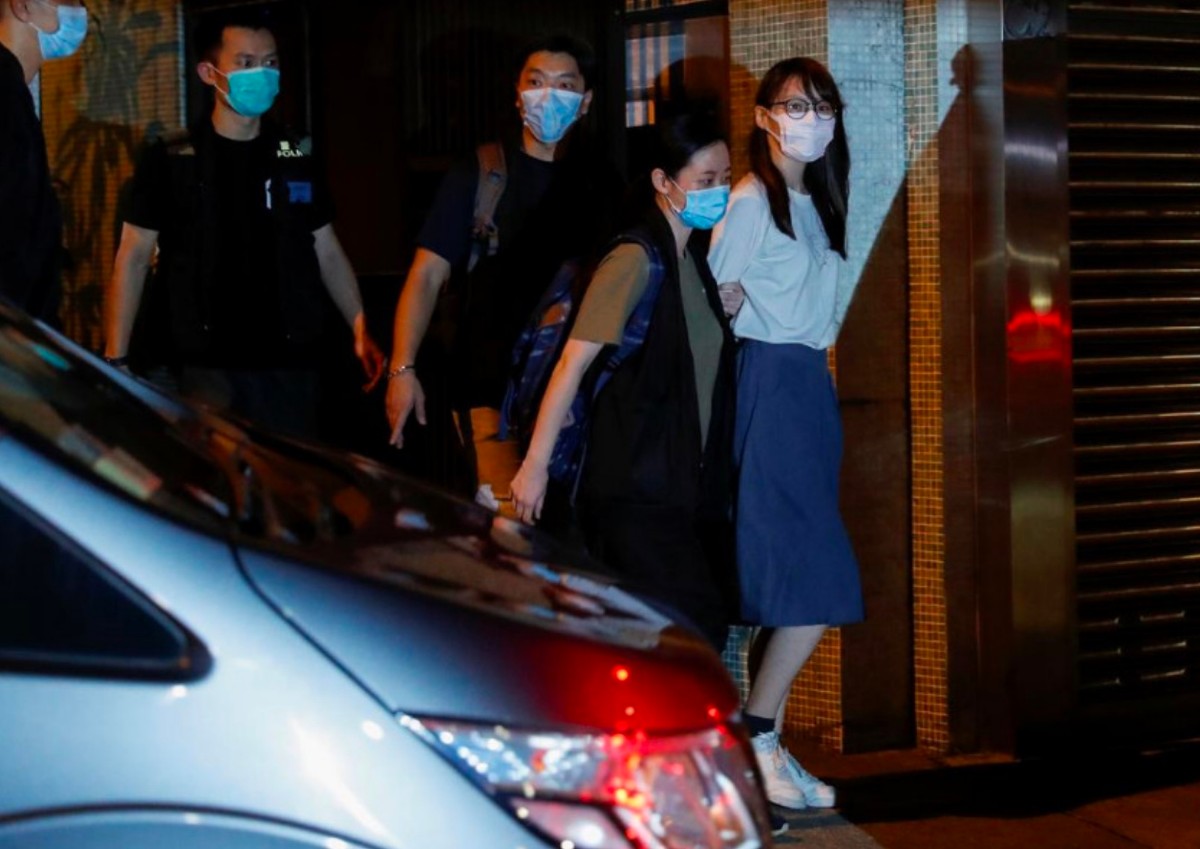 同伙周庭被拘捕,黄之锋瑟瑟发抖彻夜难眠了