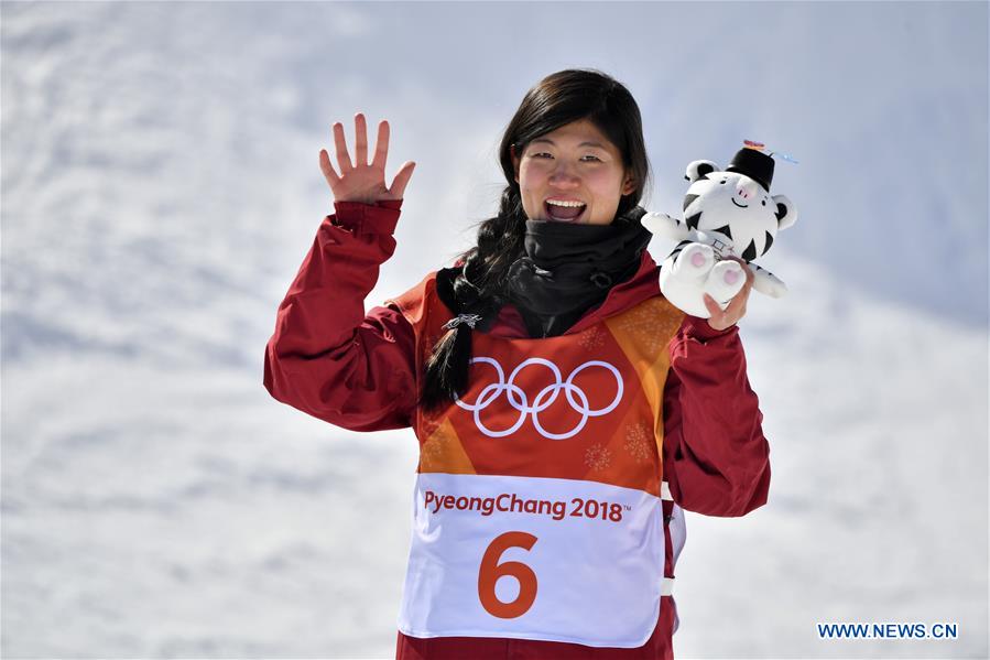 Liu Jiayu wins halfpipe silver, China's first medal at PyeongChang Olympics