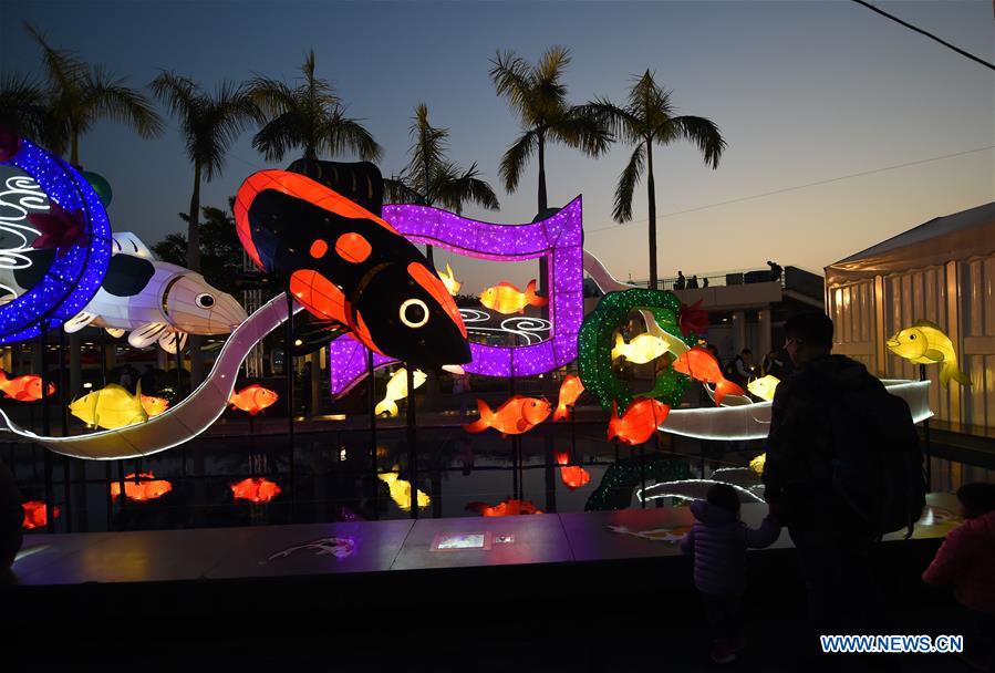 Lanterns enhance China's Spring Festival atmosphere