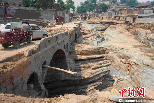 訪河北井陘重災區：河道處房屋損毀嚴重 村民開啟家園重建路