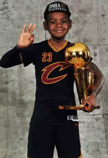 當NBA球星返老還童 詹皇韋德大姚都成小萌神