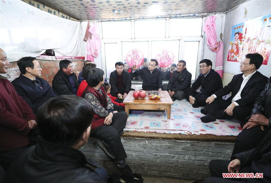 Chinese premier stresses people's well-being in Spring Festival inspection