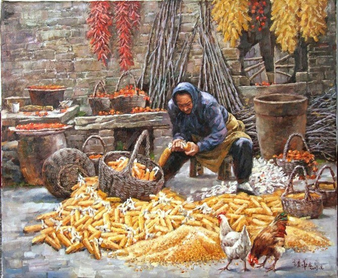 चिनियाँ गाउँको चित्र