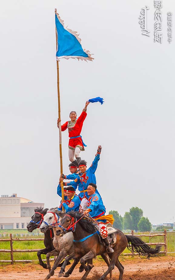 मंगोलियाली शैलीको घोडा प्रतियोगिता