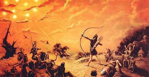 हौ ईले सूर्यलाई तारो हानेको कथा