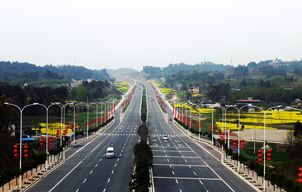 英雄故乡中江 十年砥砺奋进——交通篇_fororder_中金快速通道