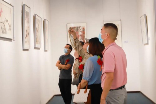 “薪传——王广才刘曦林千黛中国画联展”在东莞观音山展出